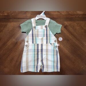 Baby Boy “Dapper Dude” 2‑Piece Outfit Set – 12 Months • Brand New w/ Tags
